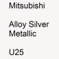 Preview: Mitsubishi, Alloy Silver Metallic, U25.